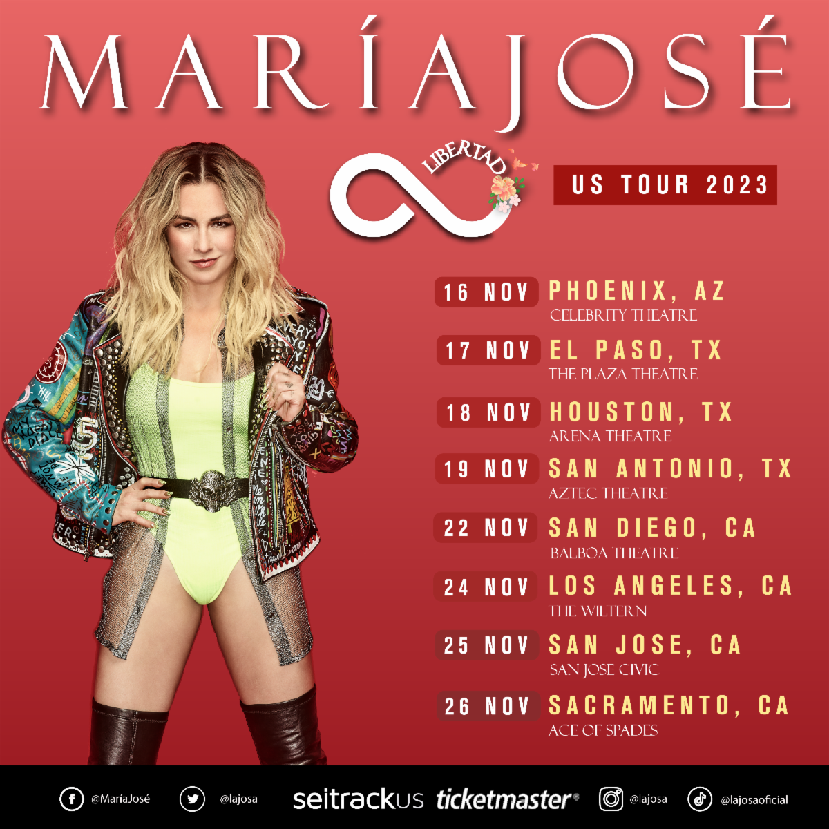 Maria Jose US Tour Seitrack US